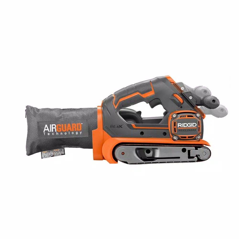 Outlet 🎁 Sanders RIDGID 18-Volt Cordless Brushless 3 In. X 18 In. Belt Sander With 1.5 Ah Lithium-Ion Battery 🔔 5 Outlet 🎁 Sanders RIDGID 18-Volt Cordless Brushless 3 In. X 18 In. Belt Sander With 1.5 Ah Lithium-Ion Battery 🔔 - Image 5