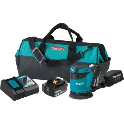 Coupon ✨ Sanders Makita 18-Volt 5.0Ah LXT Lithium-Ion Cordless 5 In. Random Orbit Sander Kit ❤️