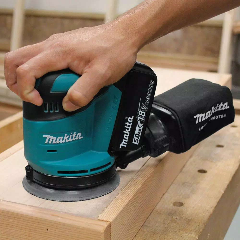 Coupon ✨ Sanders Makita 18-Volt 5.0Ah LXT Lithium-Ion Cordless 5 In. Random Orbit Sander Kit ❤️ 8 Coupon ✨ Sanders Makita 18-Volt 5.0Ah LXT Lithium-Ion Cordless 5 In. Random Orbit Sander Kit ❤️ - Image 8