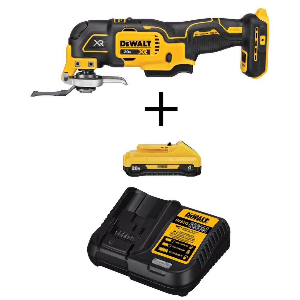 Wholesale ❤️ Power Multi Tools DEWALT 20-Volt MAX XR Cordless Brushless 3-Speed Oscillating Multi-Tool With (1) 20-Volt 4.0Ah Battery & Charger 💯 1 Wholesale ❤️ Power Multi Tools DEWALT 20-Volt MAX XR Cordless Brushless 3-Speed Oscillating Multi-Tool With (1) 20-Volt 4.0Ah Battery & Charger 💯