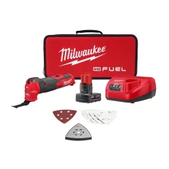 Brand new 🤩 Power Multi Tools Milwaukee M12 FUEL 12-Volt Lithium-Ion Cordless Oscillating Multi-Tool Kit With 4.0 Ah Battery, Charger, Accessories And Tool Bag 👏