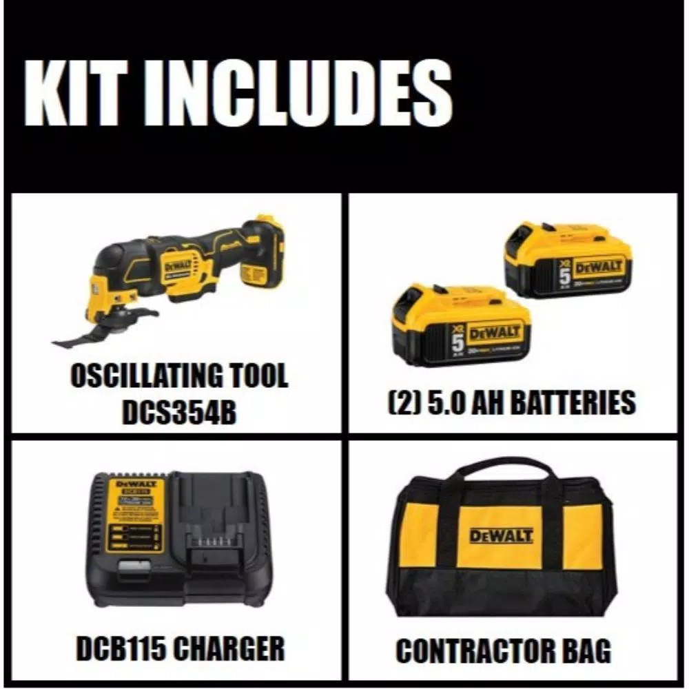Cheapest 🎉 Power Multi Tools DEWALT ATOMIC 20-Volt MAX Cordless Brushless Oscillating Multi-Tool With (3) 20-Volt Batteries 5.0Ah & Charger 😀 2 Cheapest 🎉 Power Multi Tools DEWALT ATOMIC 20-Volt MAX Cordless Brushless Oscillating Multi-Tool With (3) 20-Volt Batteries 5.0Ah & Charger 😀 - Image 2