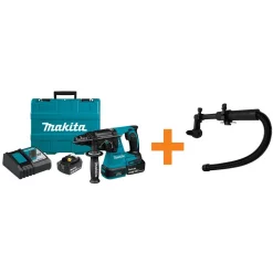 Flash Sale 🎉 Power Multi Tools Makita 18V LXT 1 In. Brushless Cordless SDS-Plus Concrete/Masonry Rotary 🔨 Hammer Drill Kit W/Bonus Dust Extraction Attachment 😍 -metalworking-tools Sales Store unnamed file 813