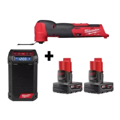 Best reviews of ⭐ Power Multi Tools Milwaukee M12 FUEL 12-Volt Lithium-Ion Cordless Oscillating Multi-Tool And Jobsite Radio With Two 3.0 Ah Batteries 🥰